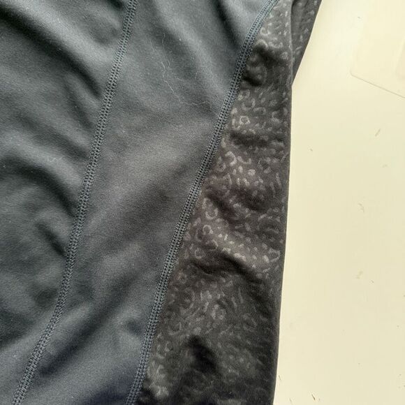 Fabletics Long Sleeve Quarter Zip Training Activewear Top Charcoal Gray Large - Picture 5 of 8